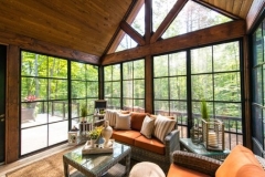 Rustic Sunroom Windows
