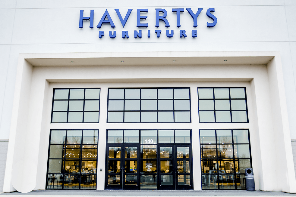 Havertys furniture store front